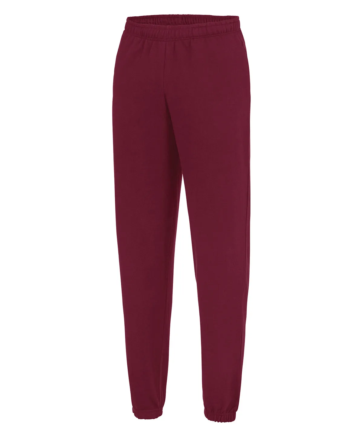 College cuffed sweatpants | Burgundy