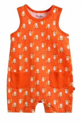 Cool Fox Sleeveless Romper