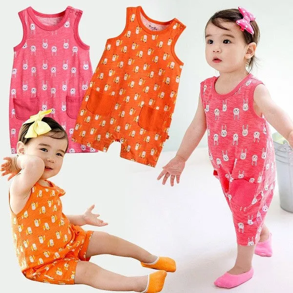 Cool Fox Sleeveless Romper