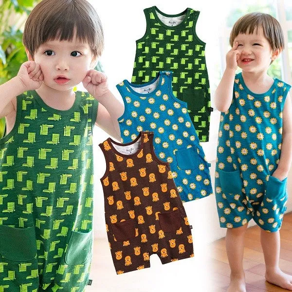 Cool Tiger Sleeveless Romper