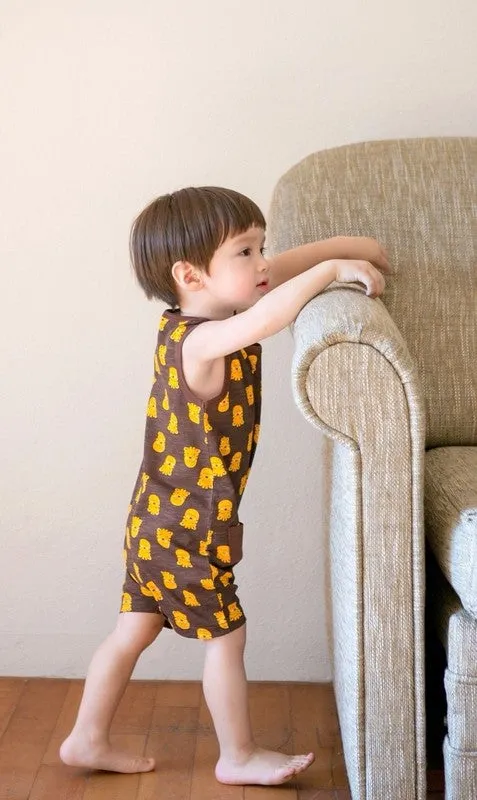Cool Tiger Sleeveless Romper