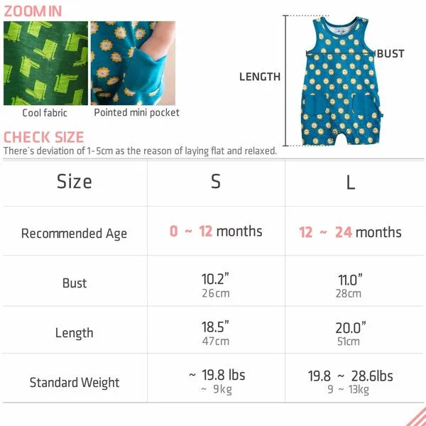 Cool Tiger Sleeveless Romper