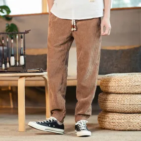 Corduroy Streetwear Joggers Pants