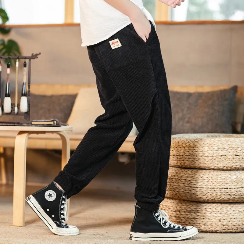 Corduroy Streetwear Joggers Pants