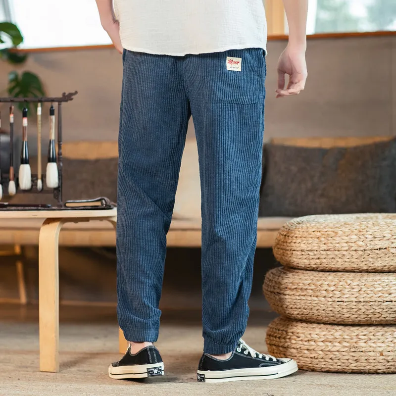 Corduroy Streetwear Joggers Pants