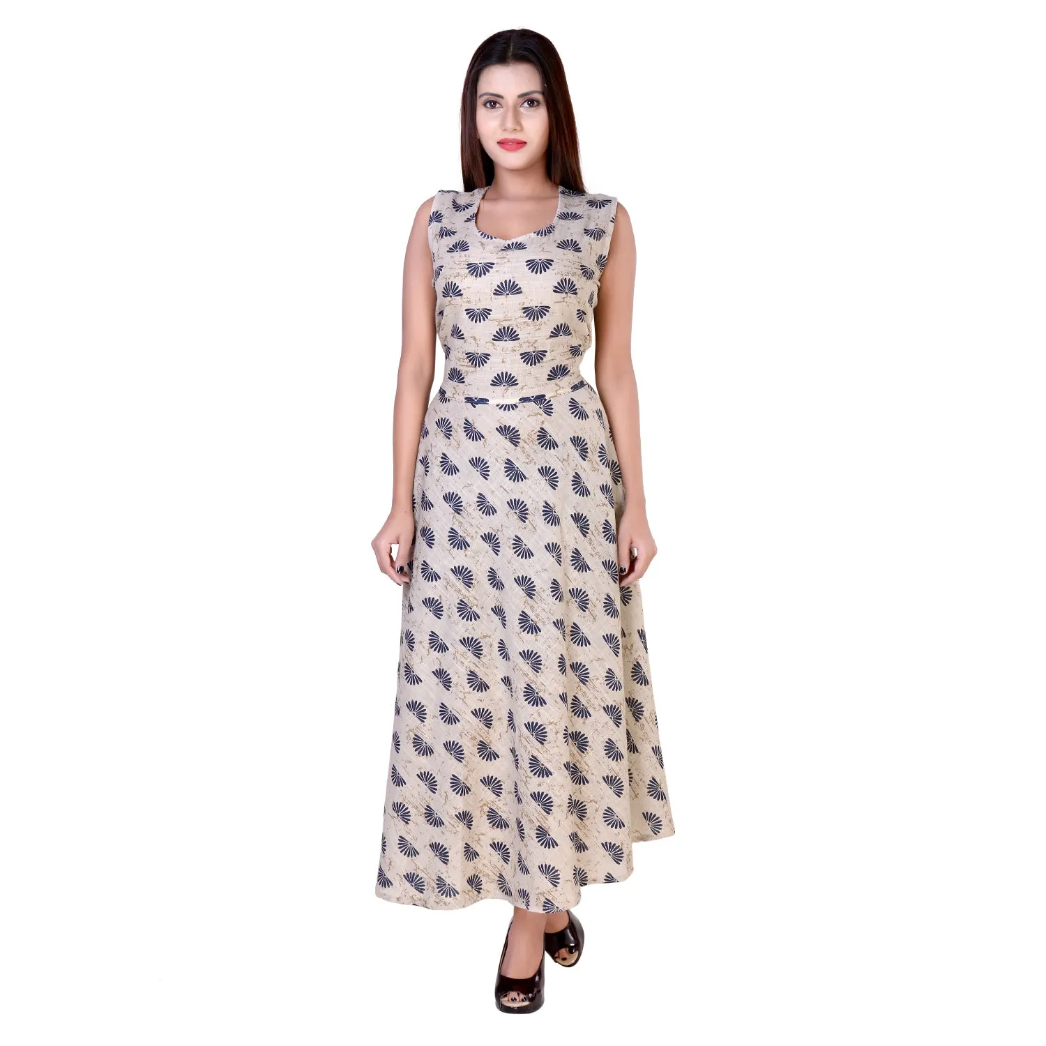 Cotton Blue Traditional Jaipuri Print