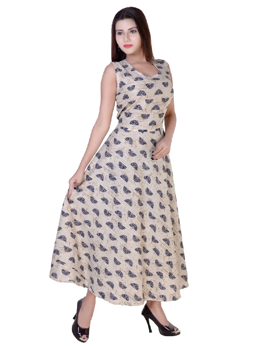 Cotton Blue Traditional Jaipuri Print