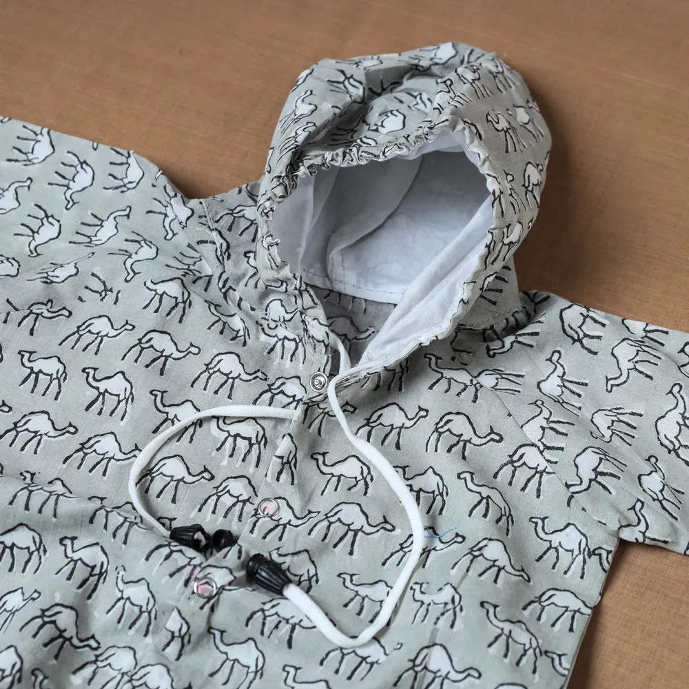 Cotton Handmade Baby Full Sleeves Long Romper/Sleepsuit (0-6 Months)