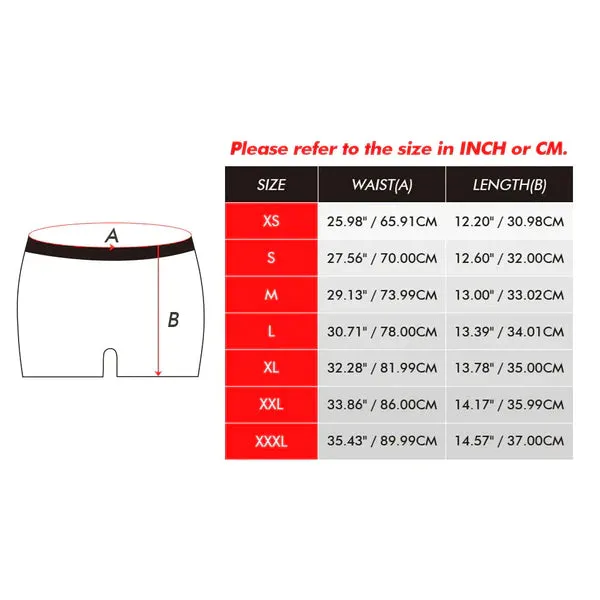 Custom Face Couple Underwear Love Your Body Personalized Underwear Valentine's Day Gift