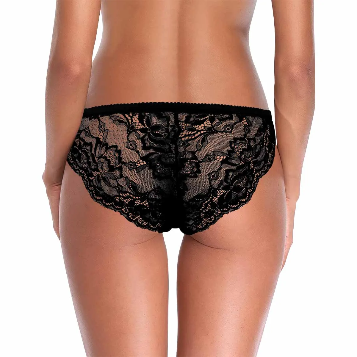 Custom Face Womens Panties Golf 19th Hole Underwear Personalized Face Sexy Panties Women's Lace Panty