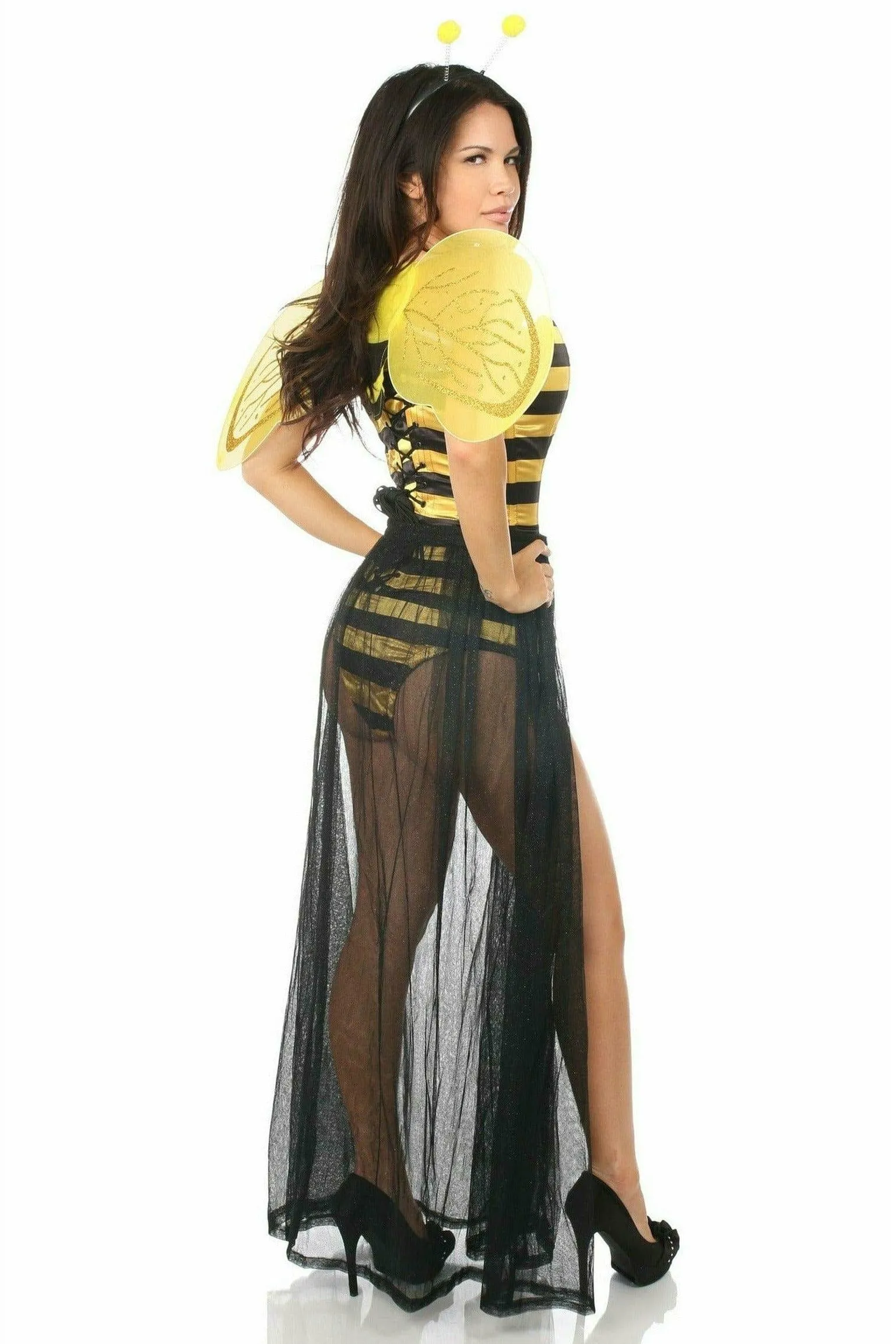 Daisy Corsets Lavish 4 PC Sexy Bumblebee Corset Costume