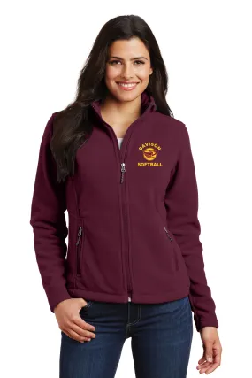 Davison Softball Embroidered Full Zip Jacket