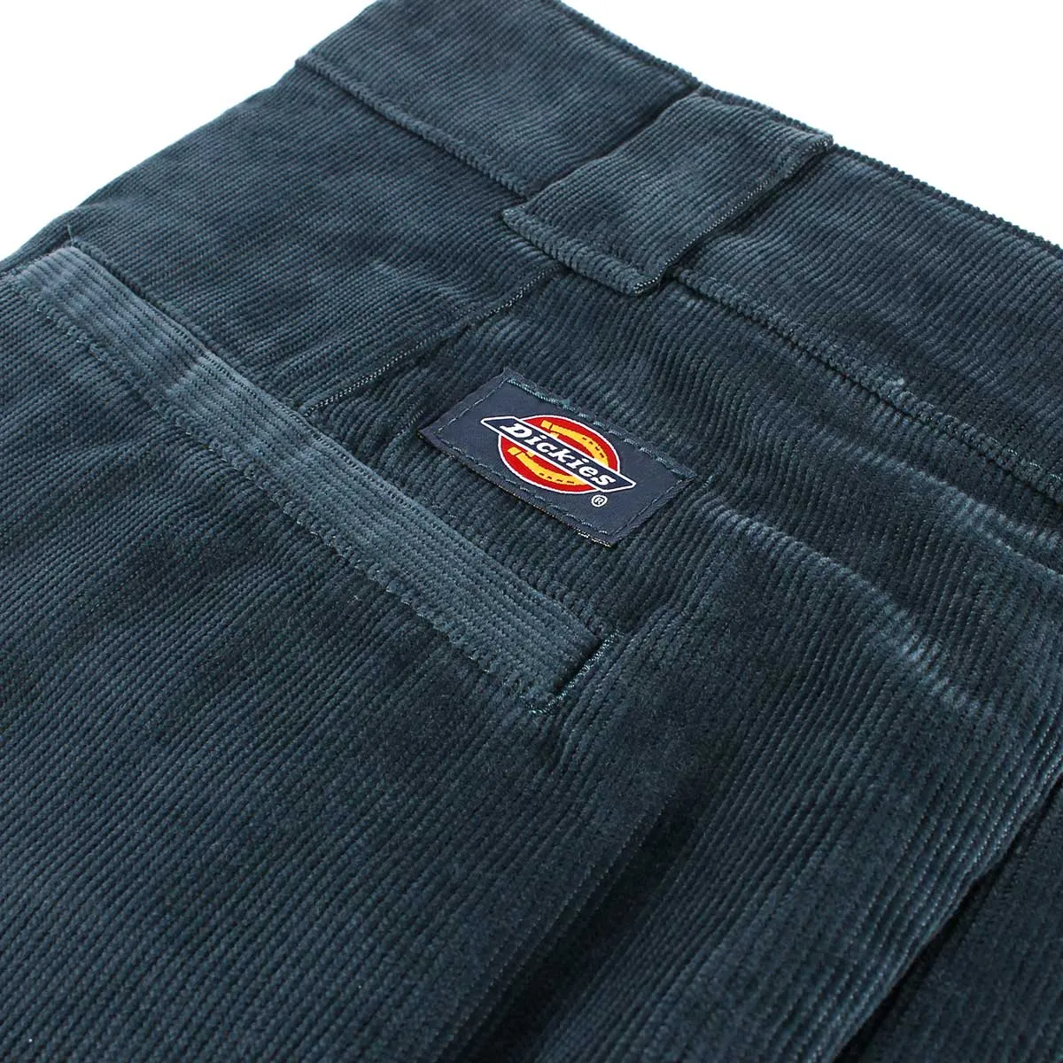 Dickies Regular Fit Flat Front Corduroy Pants - Airforce Blue