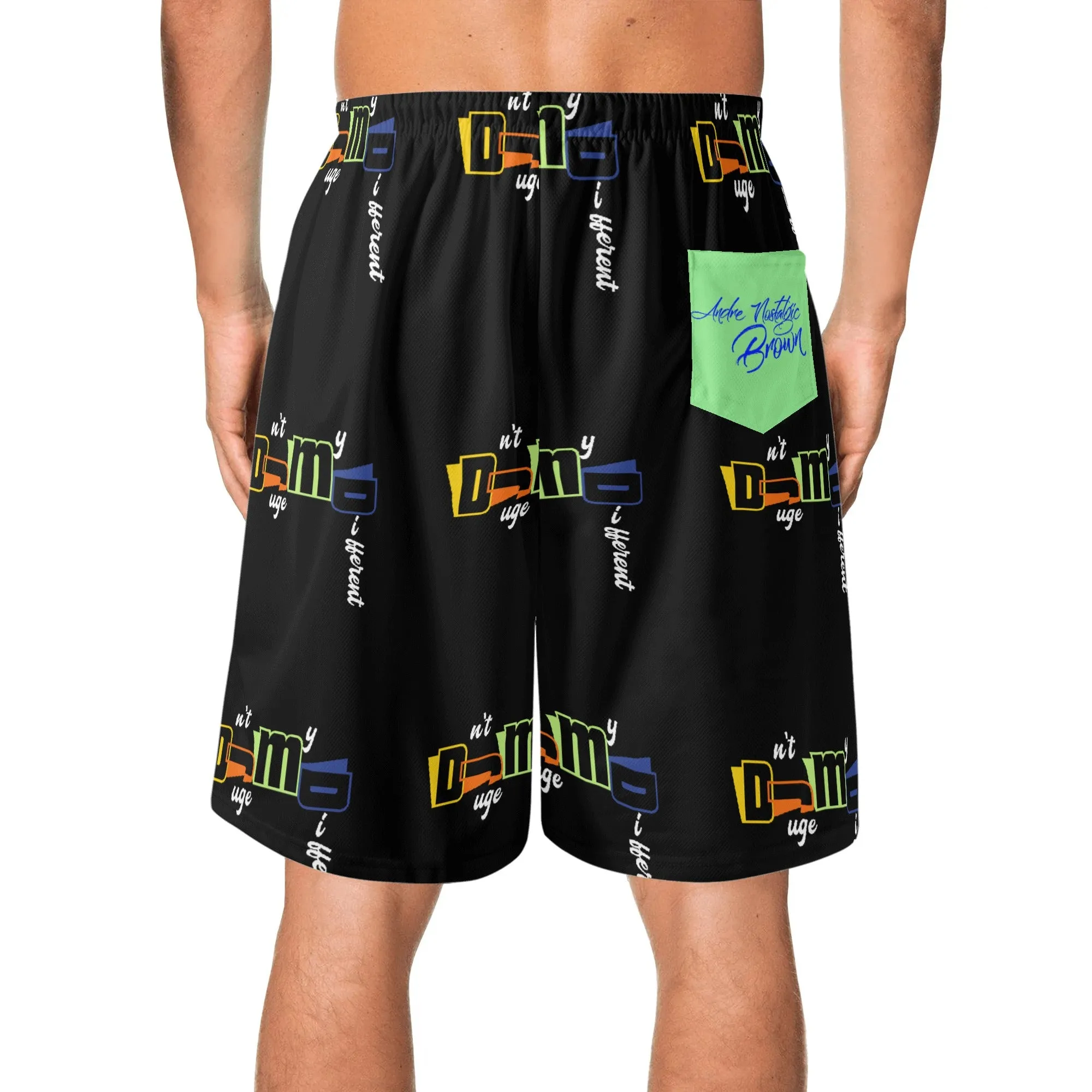 Dnt Juge My Different Mens Lightweight Hawaiian Beach Shorts