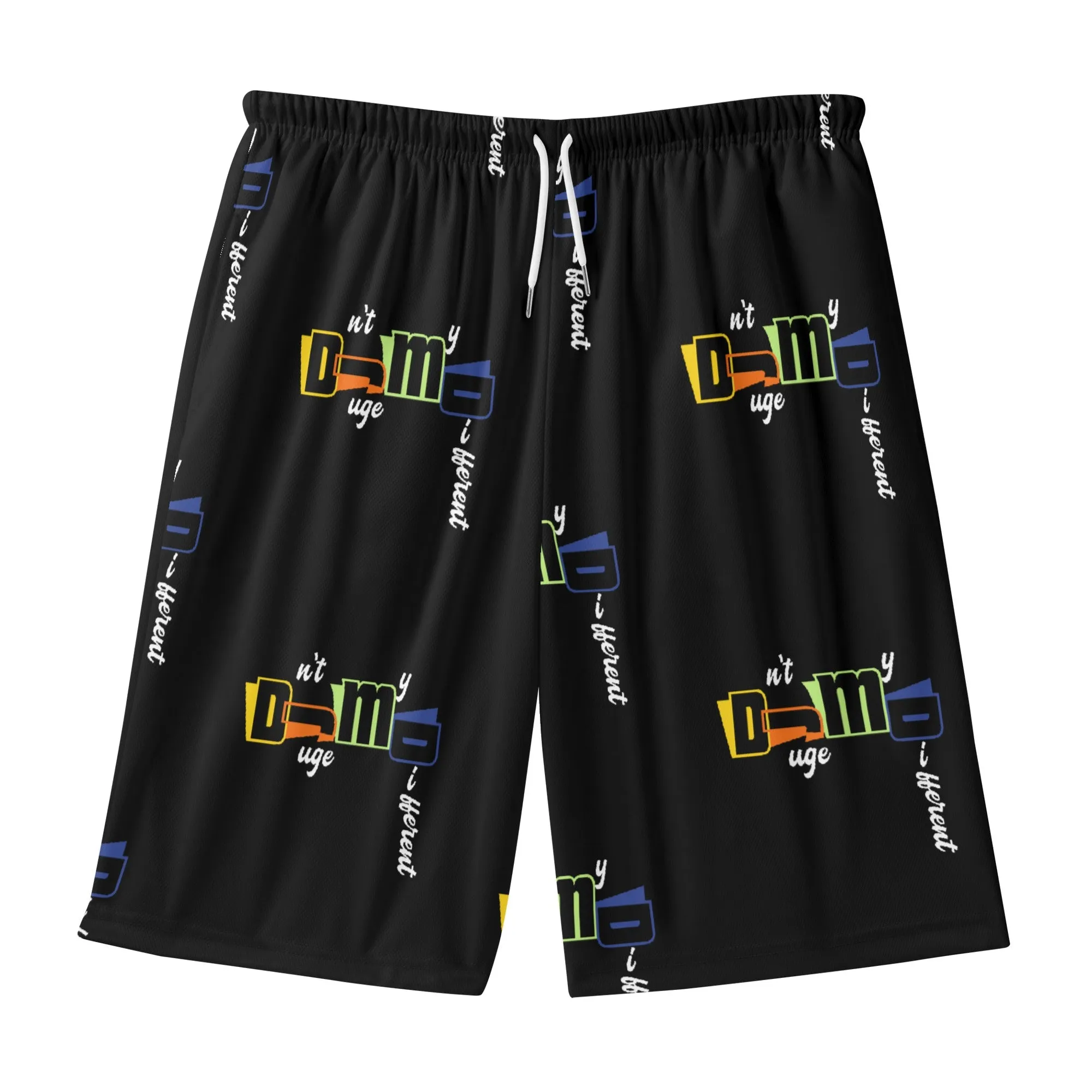 Dnt Juge My Different Mens Lightweight Hawaiian Beach Shorts