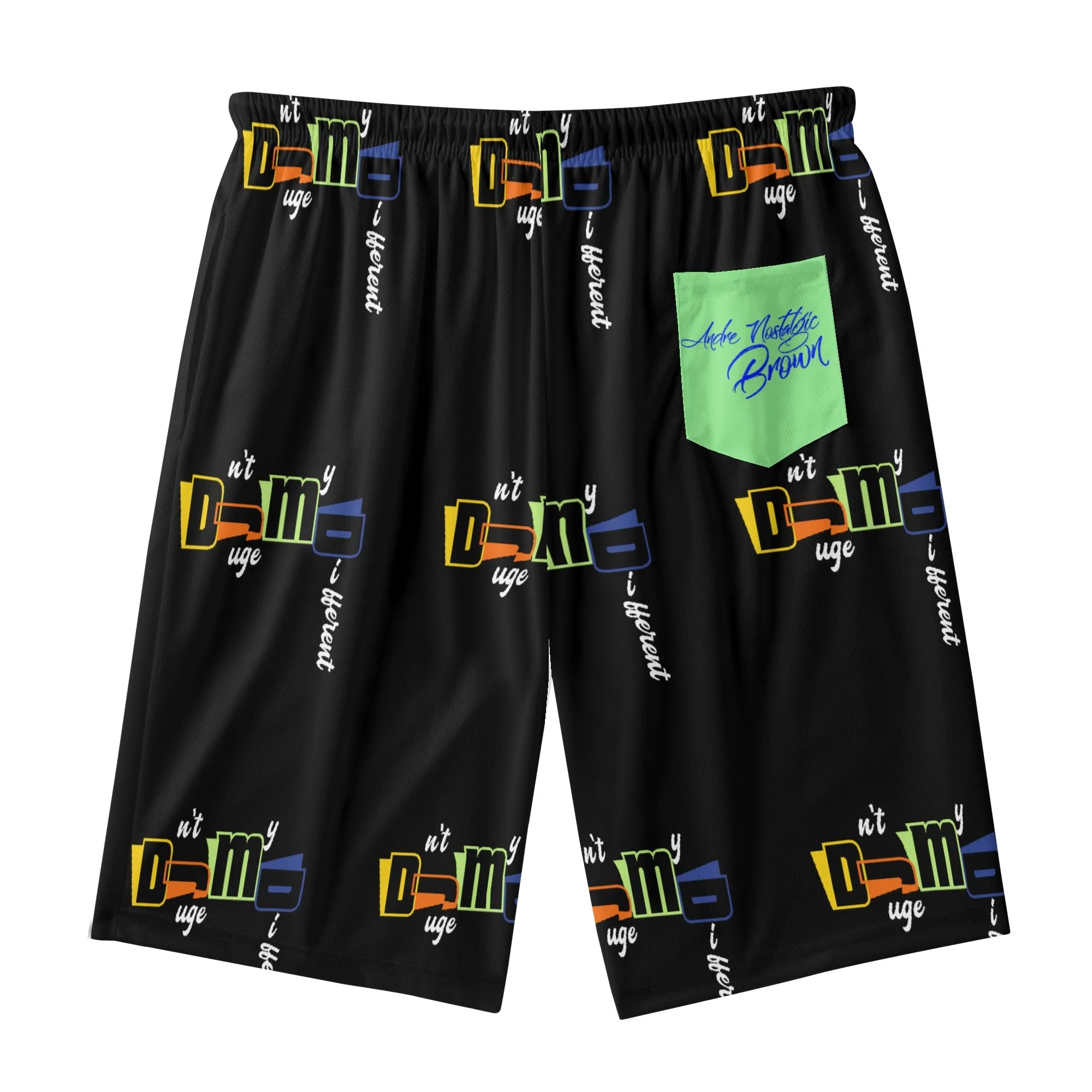 Dnt Juge My Different Mens Lightweight Hawaiian Beach Shorts