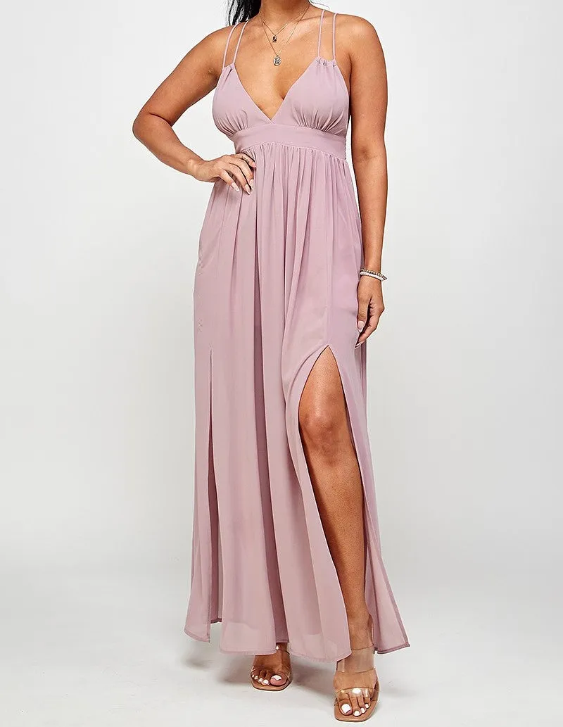 Double Strap Maxi Dress