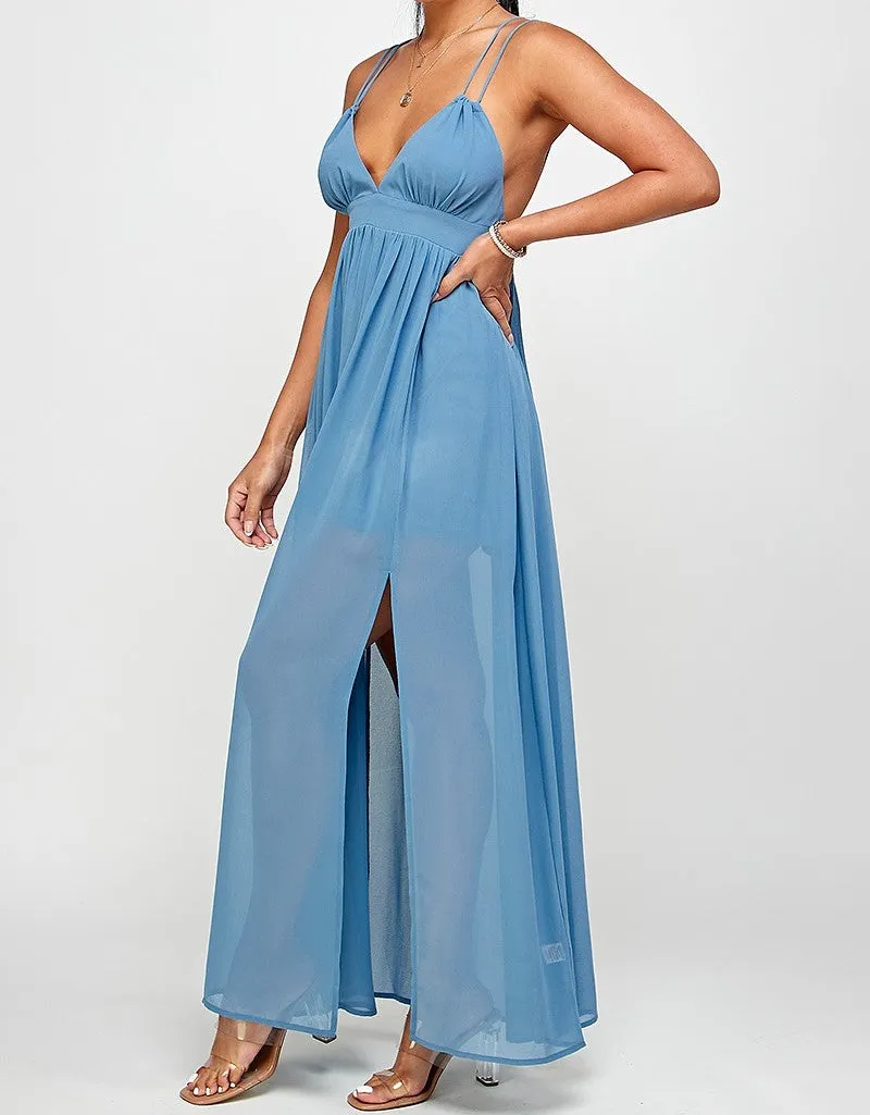 Double Strap Maxi Dress