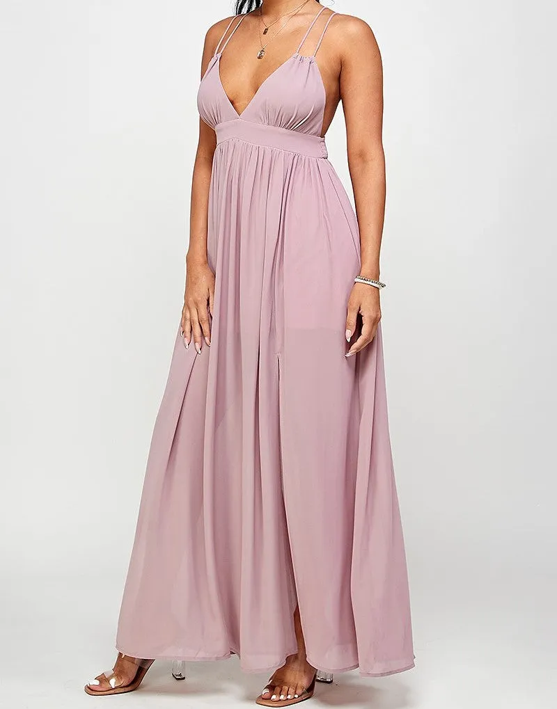 Double Strap Maxi Dress