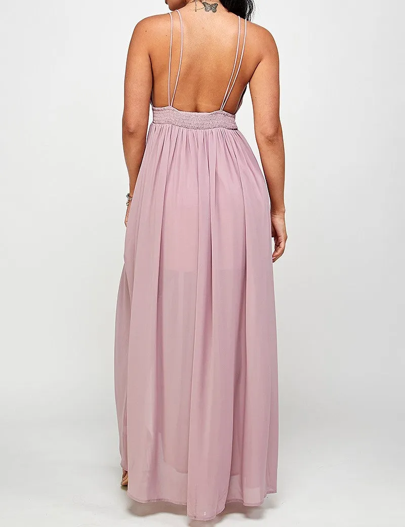 Double Strap Maxi Dress