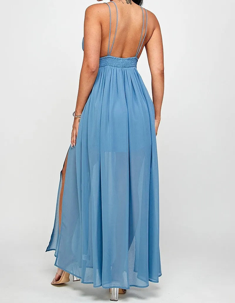 Double Strap Maxi Dress