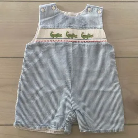 Edgehill Collection Gator Smocked Romper