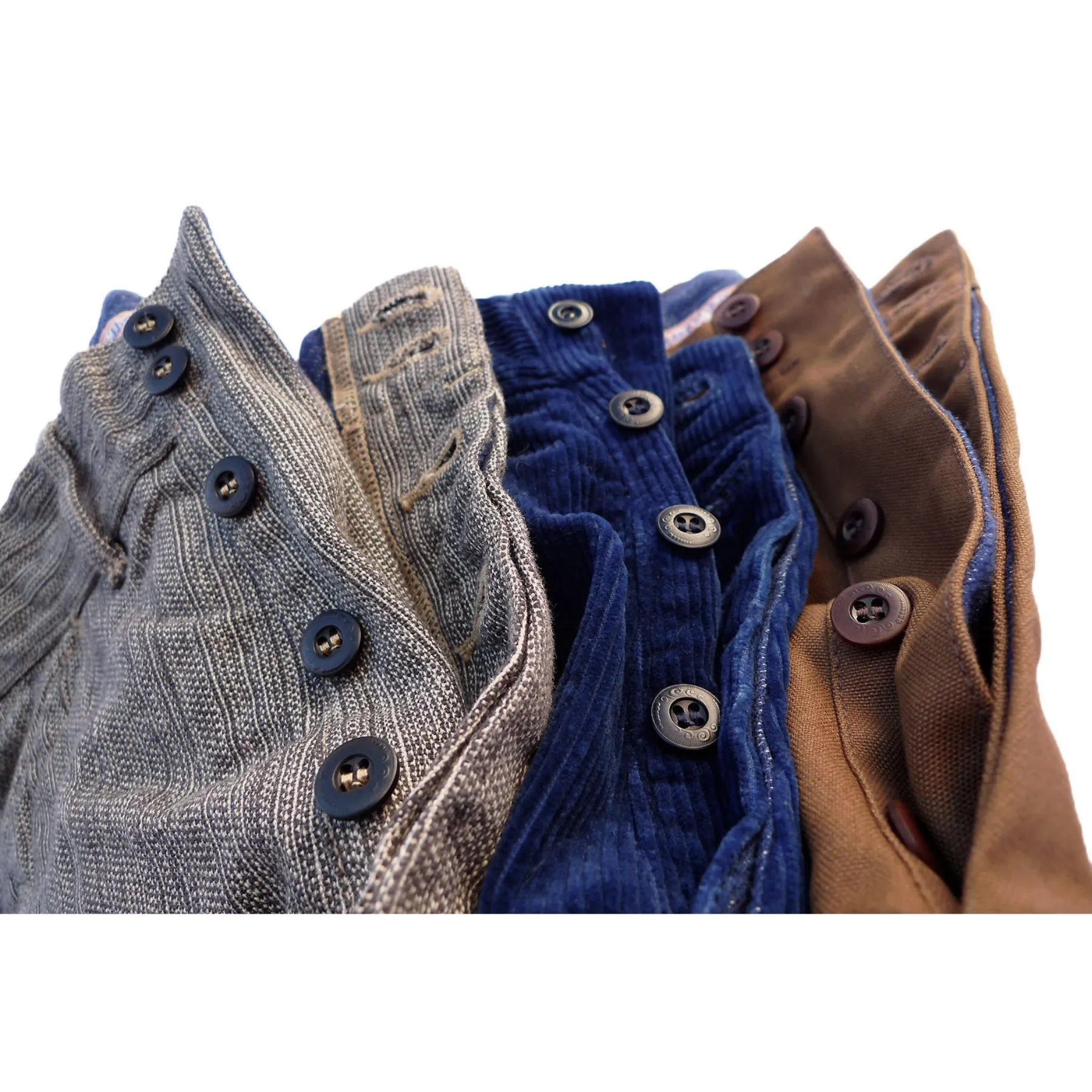 El Americano Trousers - Indigo Corduroy - Warehouse