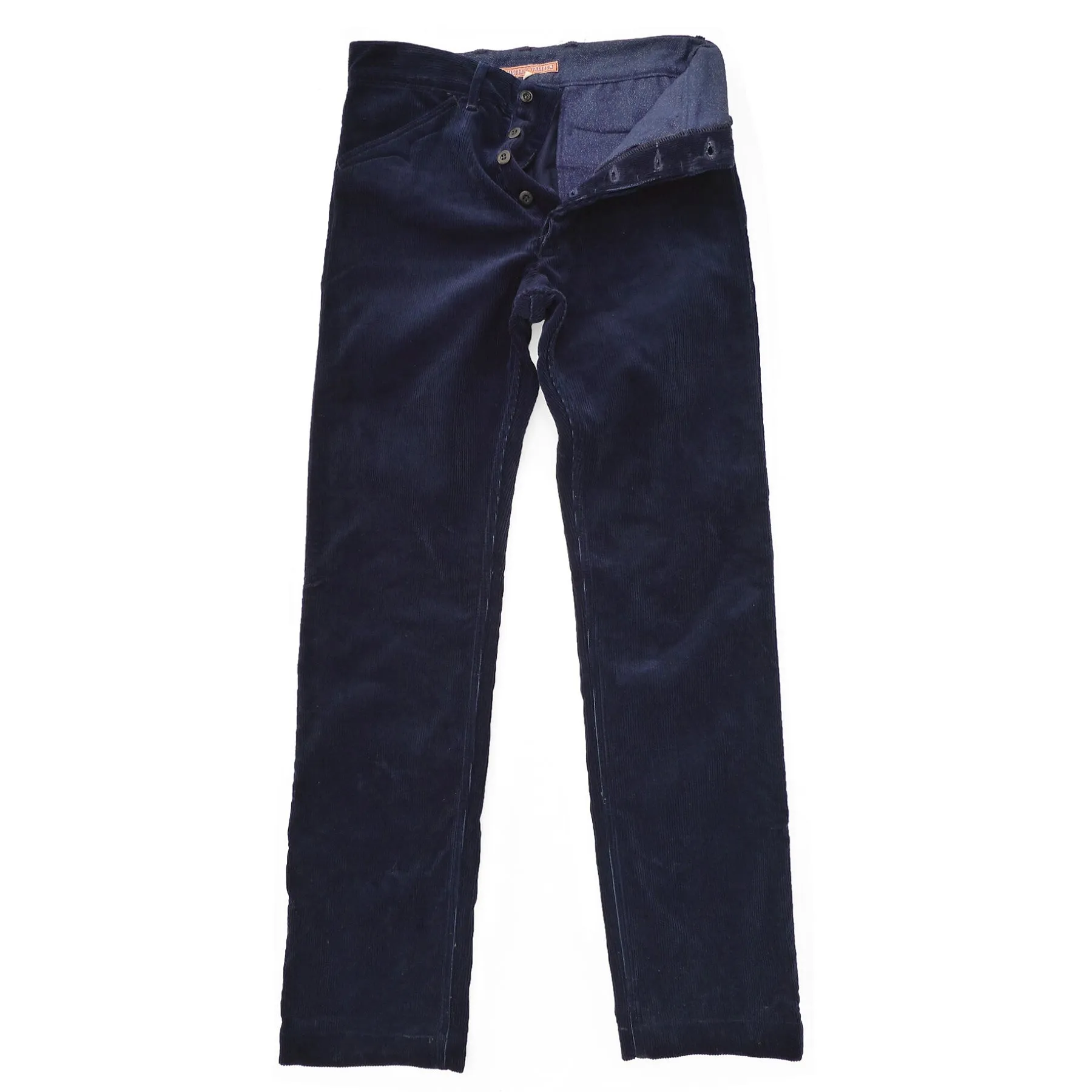 El Americano Trousers - Indigo Corduroy - Warehouse