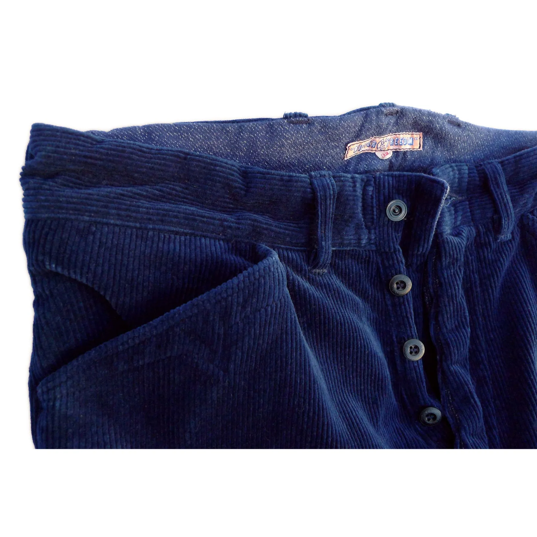 El Americano Trousers - Indigo Corduroy - Warehouse
