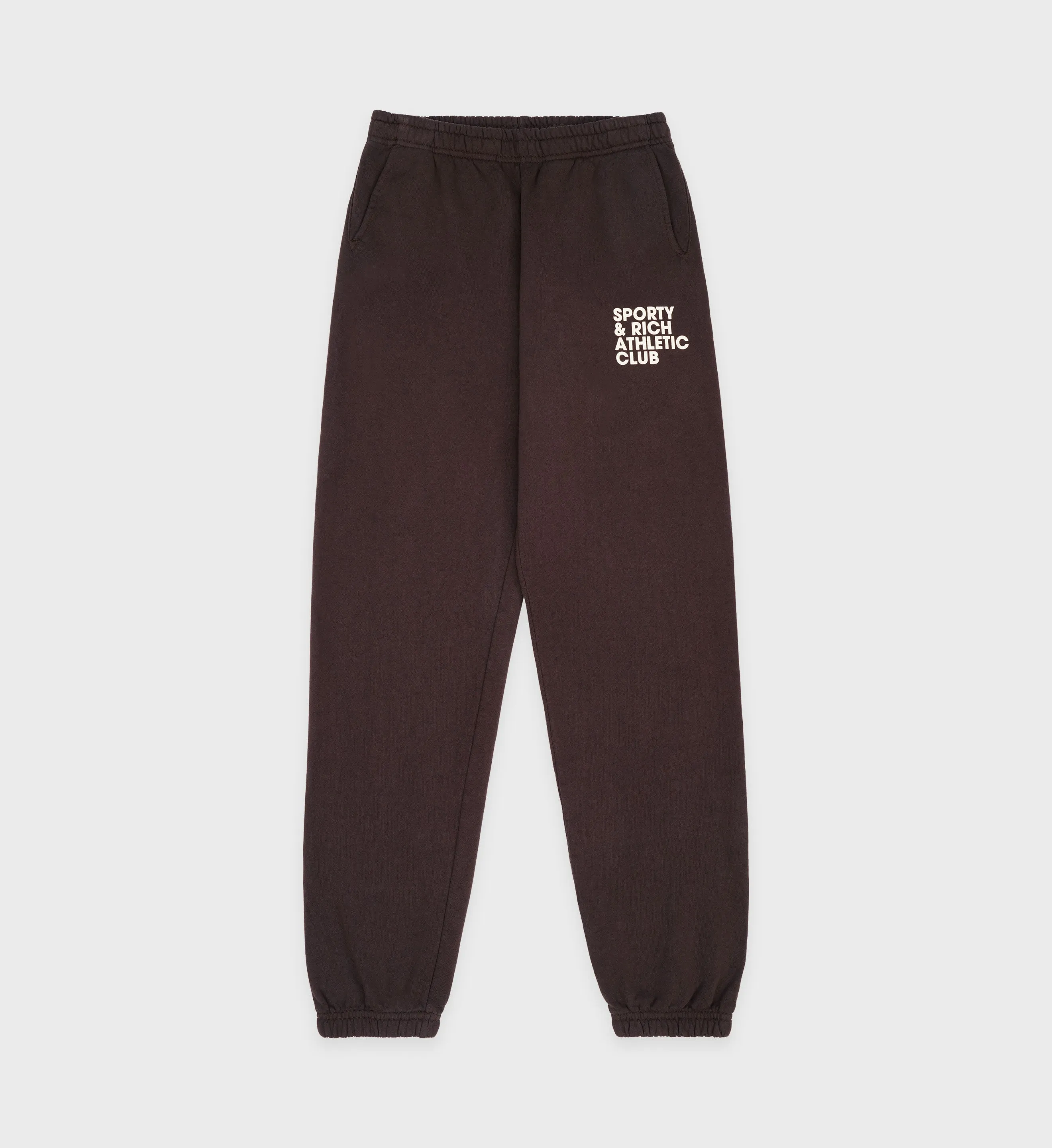 Exercise Often Sweatpants - Chocolate/Cream