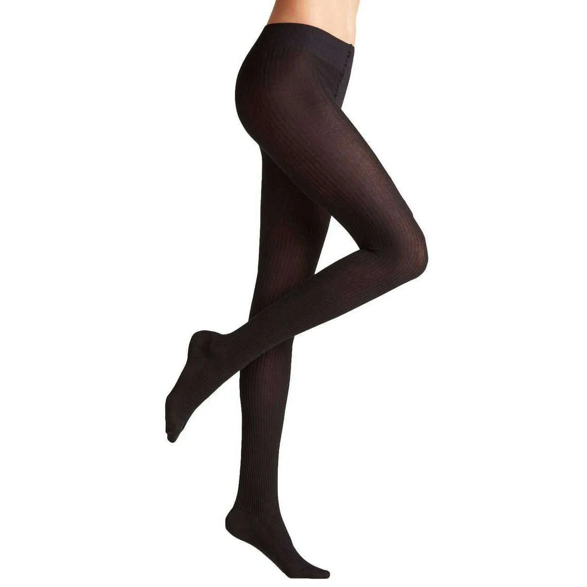 Falke Family Rib Tights - Black