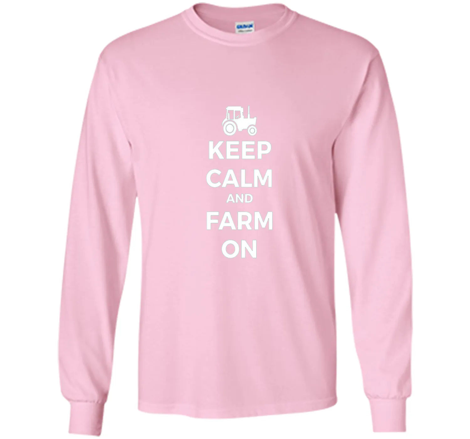 Farming Simulator - keep calm and farm on T-shirt (white)