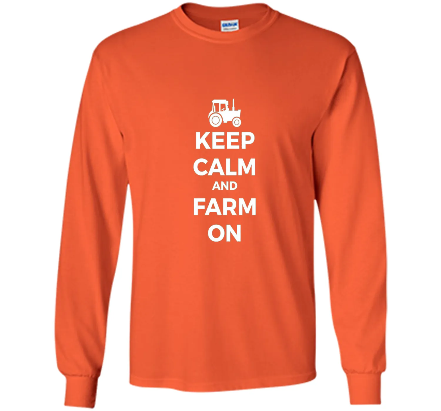 Farming Simulator - keep calm and farm on T-shirt (white)