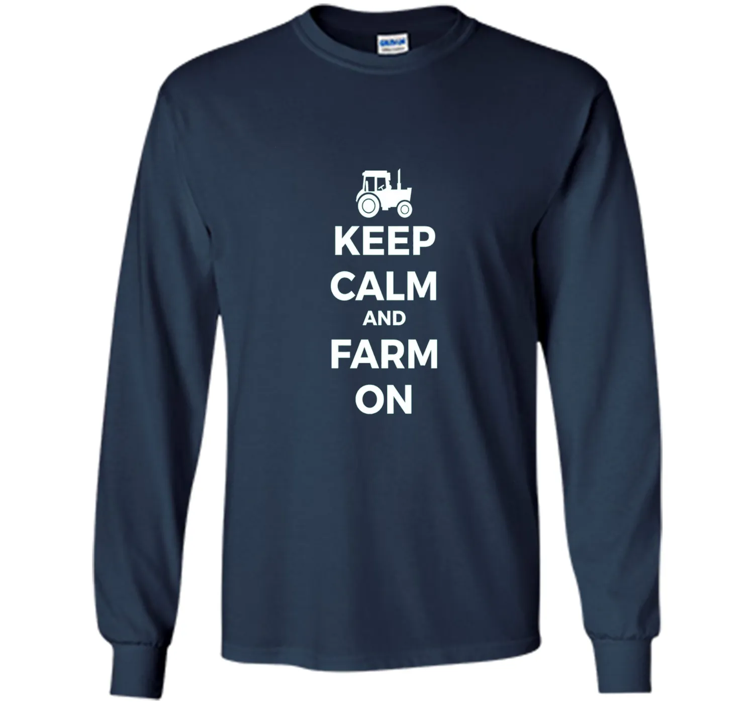 Farming Simulator - keep calm and farm on T-shirt (white)