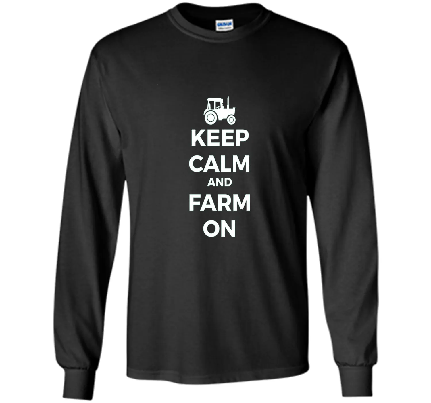 Farming Simulator - keep calm and farm on T-shirt (white)