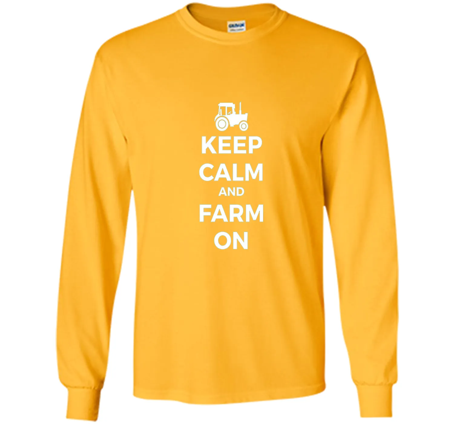 Farming Simulator - keep calm and farm on T-shirt (white)