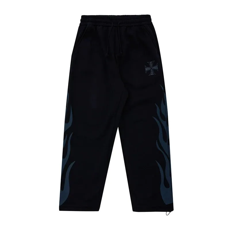 Flame Design Sweatpants