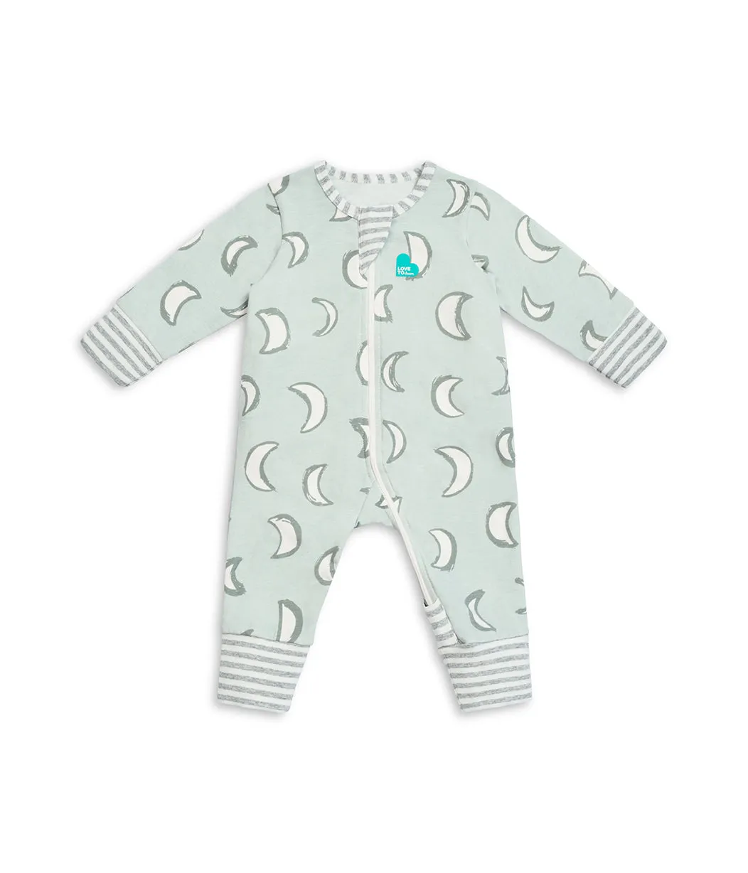 Footless Romper Cotton Olive Eclipse