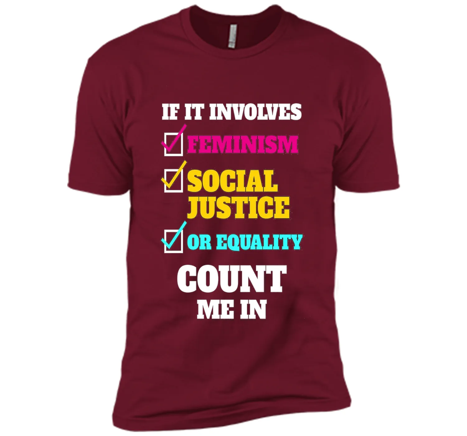 Funny Feminism Equality T-shirt Feminist Girl Power Gift shirt