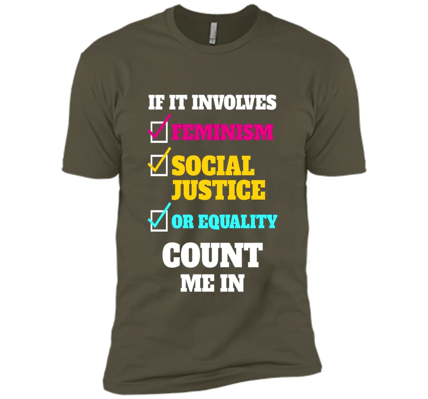 Funny Feminism Equality T-shirt Feminist Girl Power Gift shirt