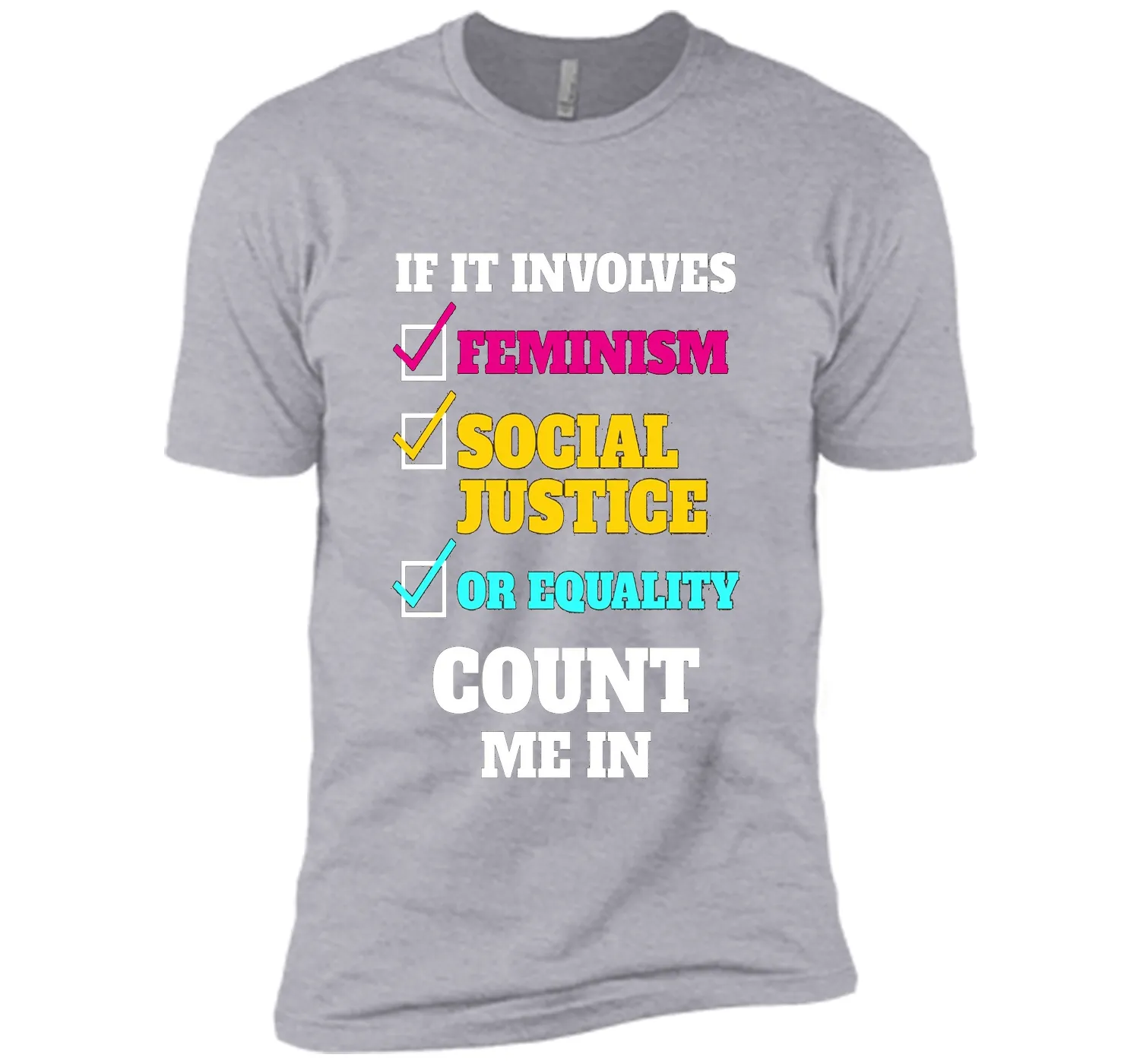 Funny Feminism Equality T-shirt Feminist Girl Power Gift shirt