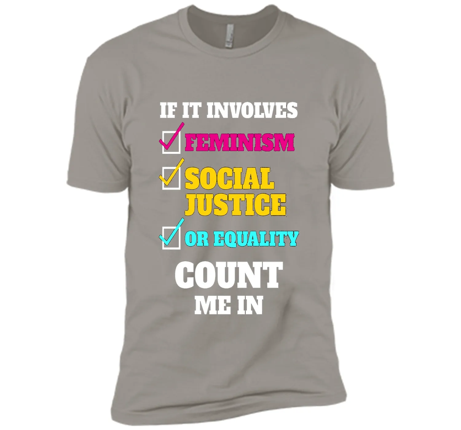 Funny Feminism Equality T-shirt Feminist Girl Power Gift shirt