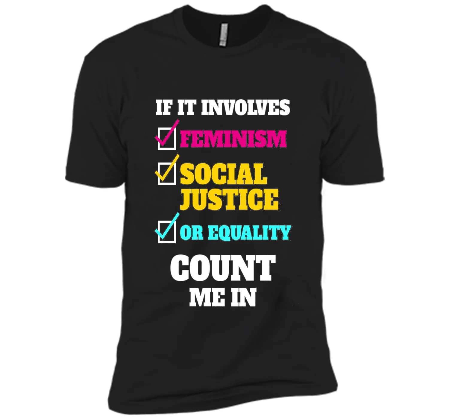 Funny Feminism Equality T-shirt Feminist Girl Power Gift shirt