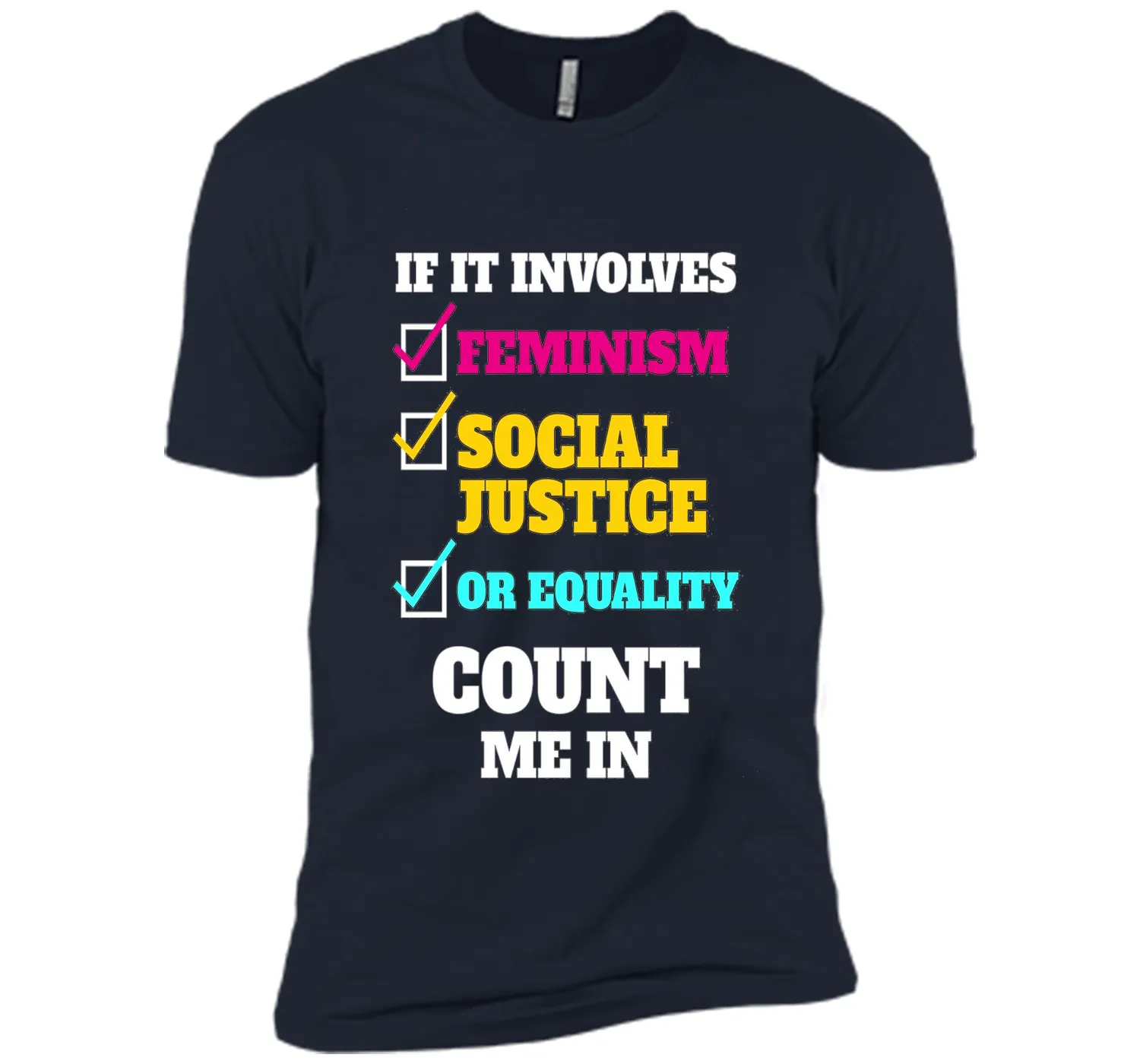Funny Feminism Equality T-shirt Feminist Girl Power Gift shirt