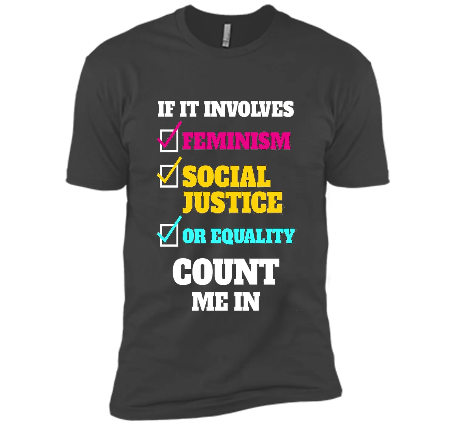Funny Feminism Equality T-shirt Feminist Girl Power Gift shirt