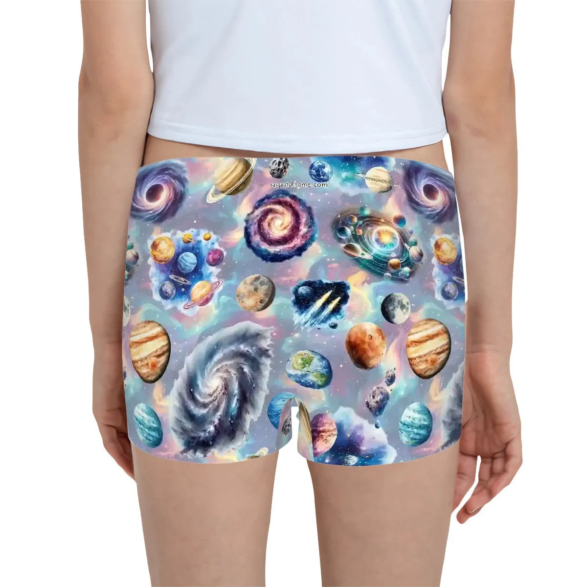 Girls Boxer Briefs Underwear - Universe, Underwear, Girls Underwear Set 2
