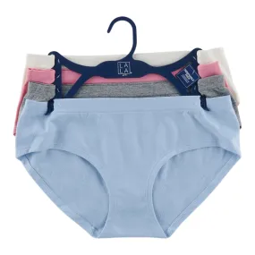 Girl's Seamless Hipster, 4-Pack