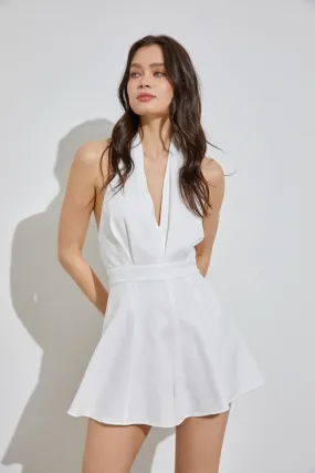 Halle Halter Neck Wide Leg Romper