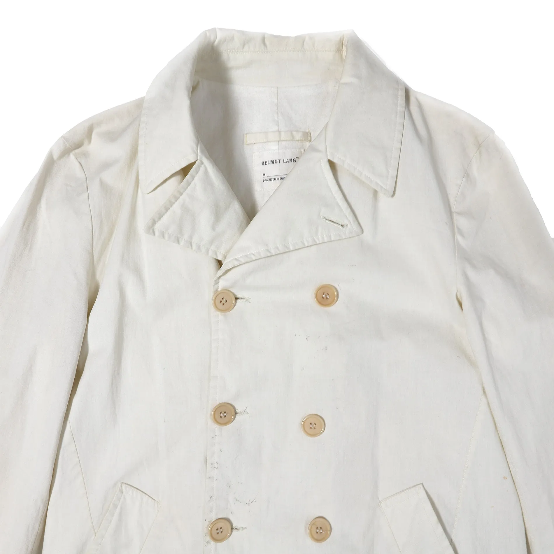 Helmut Lang FW97 Resin Stripe Coat