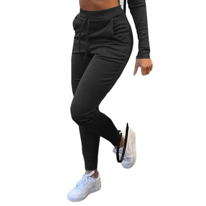 High Waist Skinny Jogger Sweatpant